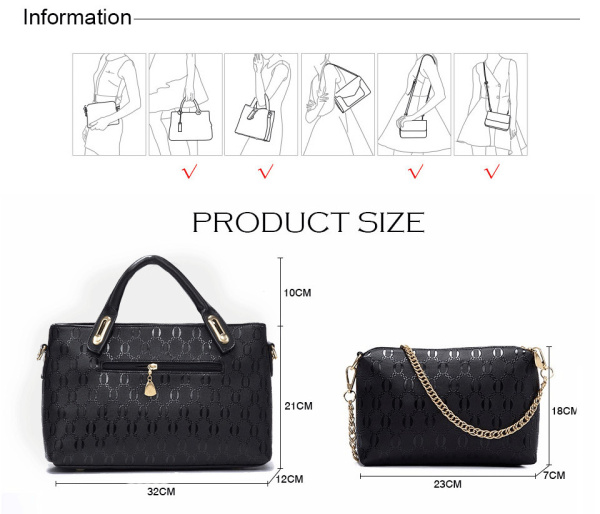 Комплект сумочек Fashion Bag под кожу питона 6в1