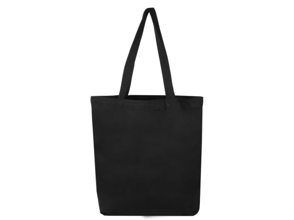 Сумка «Levy» хлопковая с широким дном, 240 г/м2, Цвет черный