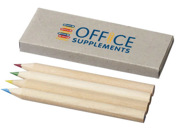 Набор карандашей, Цвет карандаши- натуральный, коробка- серый