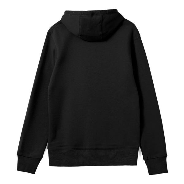 Толстовка на молнии с капюшоном унисекс King, черная, XS–4XL