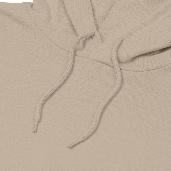 Толстовка с капюшоном унисекс Hoodie, бежевая, XS–3XL