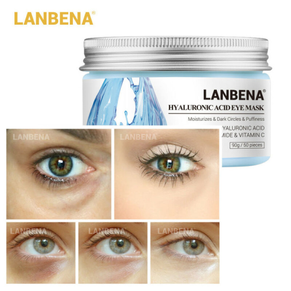 Патчи увлажняющие для контура глаз Lanbena Hyaluronic Acid Eye Mask с гиалуроновой кислотой, 50 шт