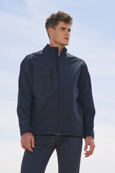 Куртка мужская на молнии Relax 340, темно-синяя, S–3XL