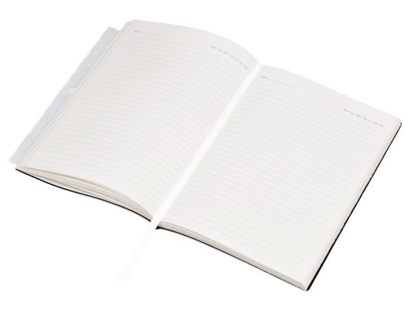 Бизнес-блокнот А5 «C1» soft-touch, Цвет белый