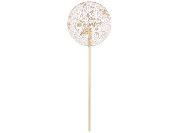 Леденец «Круг» с посыпкой, Цвет прозрачный