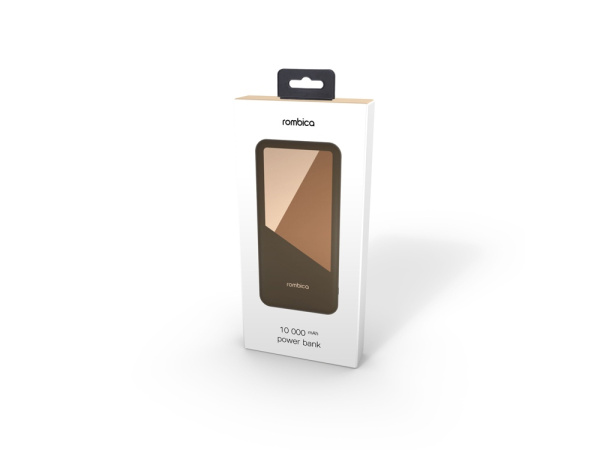 Внешний аккумулятор «NEO Bright», 10000 mAh, Цвет коричневый, песочный