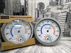 Термометр настенный с гигрометром Anymeters ТН-2F, механический, от -30 до +50°C (20 см)