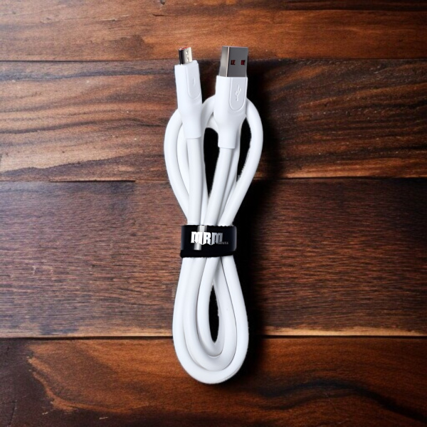 Кабель USB MRM G11 USB-Micro, силиконовый, длина 1000мм, белый