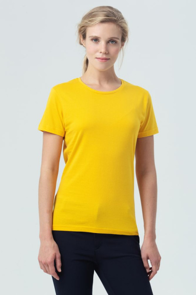 Футболка женская Miss 150, желтая, S–XXL