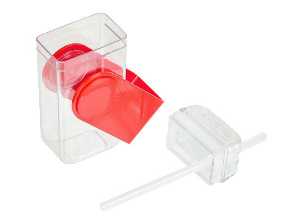 Бутылка для воды «JUICY DRINK BOX», 290 мл, Цвет прозрачный, красный