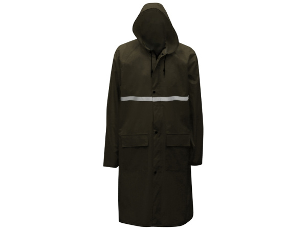 Дождевик со светоотражающей тесьмой «Lanai», Размер XL-2XL, Цвет молочный