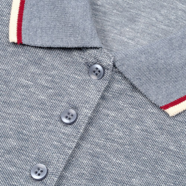 Рубашка поло мужская Paname Men, голубой меланж, S–3XL