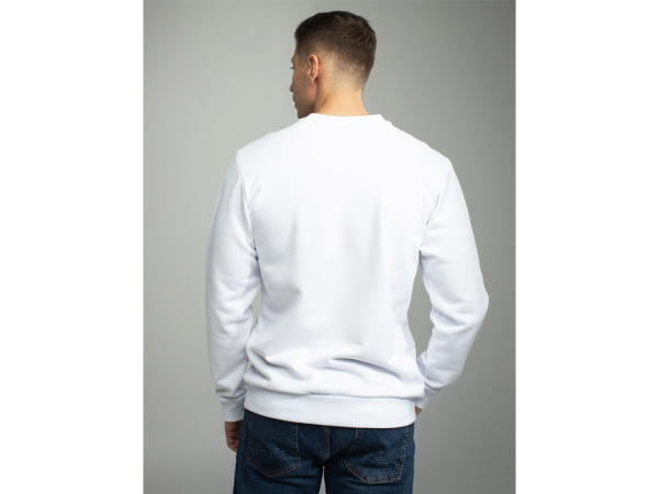 Свитшот для сублимации «Evolution» унисекс, Размер 3XL, Цвет белый