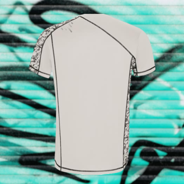 Спортивная футболка SOCHI с рукавами реглан и принтованными вставками, мужская