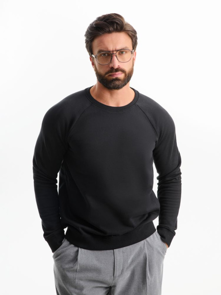 Свитшот унисекс Space, черный, XXS–3XL