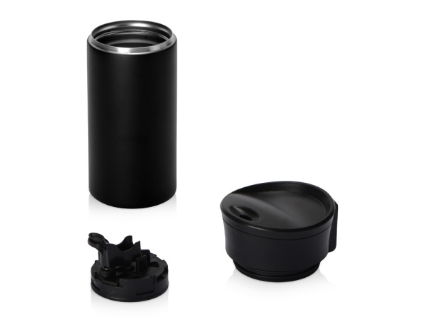Вакуумная герметичная термокружка «Upgrade», тубус, Цвет черный
