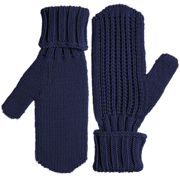 Варежки Nordkyn, темно-синие, S–XL