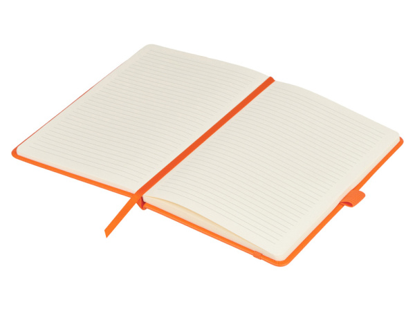 Блокнот A5 в твердой обложке «Softy 2.0», Цвет оранжевый