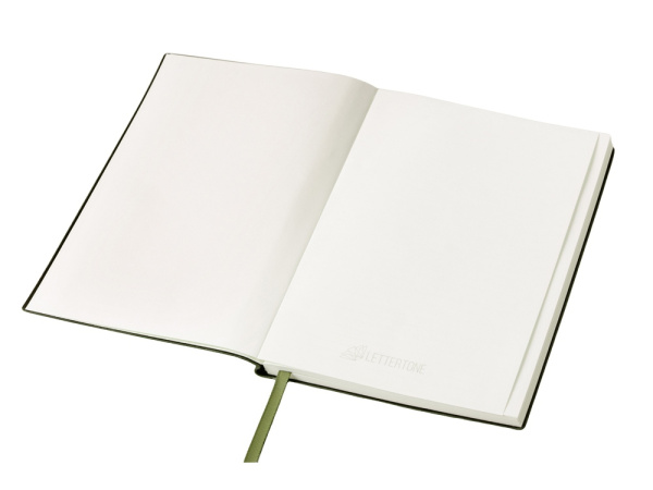 Блокнот в гибкой обложке А5 «Bradbury», Цвет зеленый оливковый