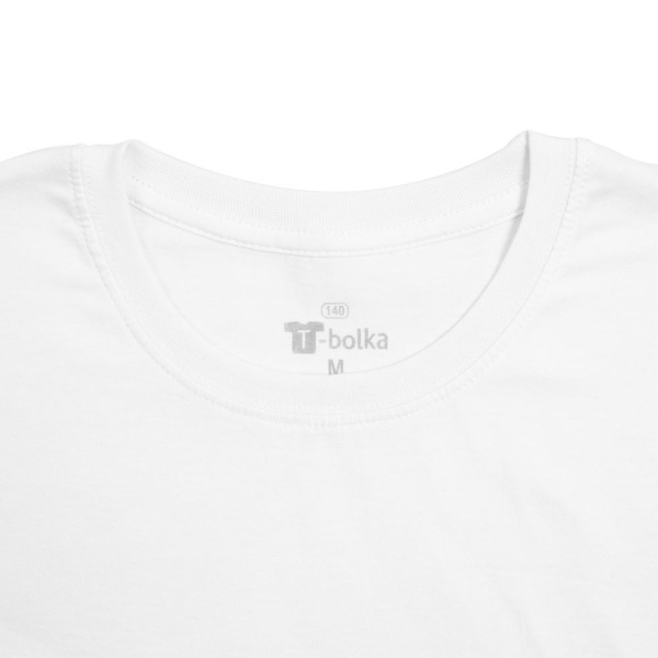 Футболка унисекс T-bolka 140, белая, S–4XL