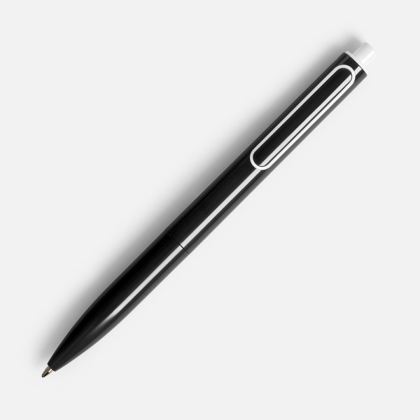 Ручка шариковая Outliner, черная с белым, 14,6х1,1 см