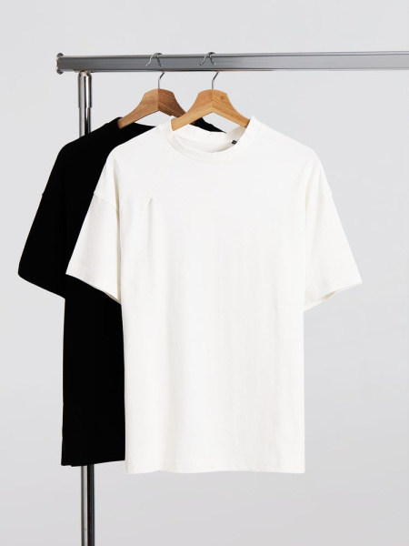 Футболка оверсайз унисекс Sinkopa, молочно-белая, XS–XXL