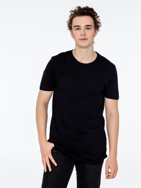 Футболка удлиненная Magnum, черная, XS–XXL