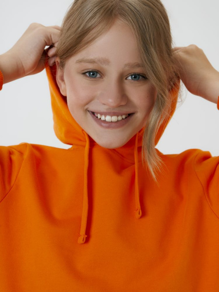 Худи детское Kirenga Kids 2.0, оранжевое, 6–14 лет