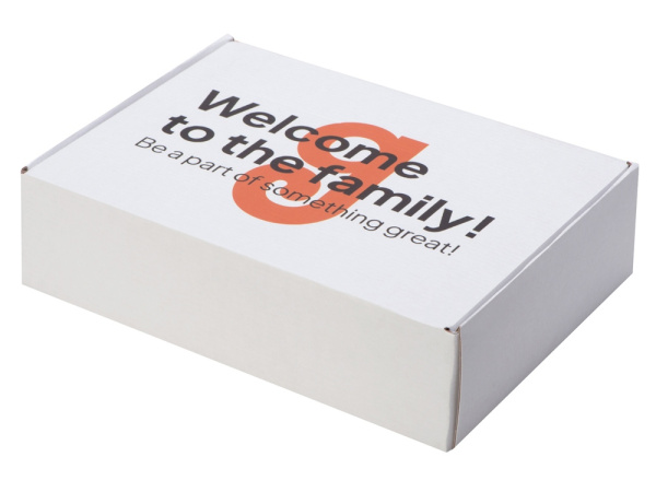 Коробка подарочная «Zand», M с УФ- печатью на вылет, Размер M, Цвет белый