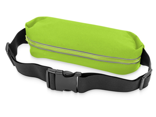 Сумка на пояс «Спринт», Цвет зеленое яблоко/черный/прозрачный