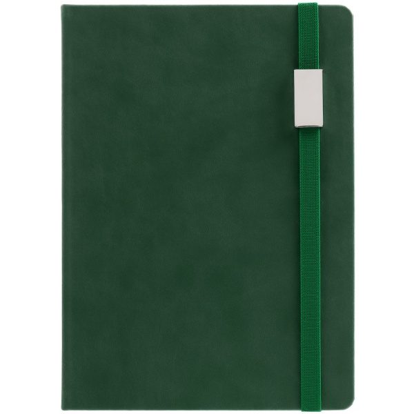 Ежедневник New Factor Metal, зеленый, 15х20,8х2 см