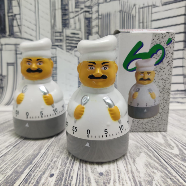 Механический кухонный таймер времени Kitchen Timer/Хронометр для кухни (до 60 мин.)