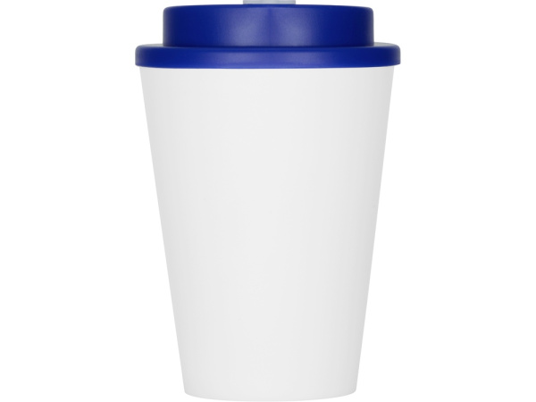 Пластиковый стакан с двойными стенками «Take away», Цвет белый/темно-синий