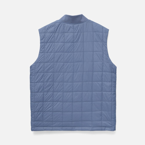 Жилет унисекс Warmbridge, синий (джинс), S–4XL