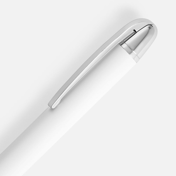 Ручка шариковая Arc Soft Touch, белая, 13,8х1,2 см