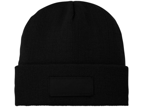 Шапка «Boreas» с нашивкой, Цвет черный