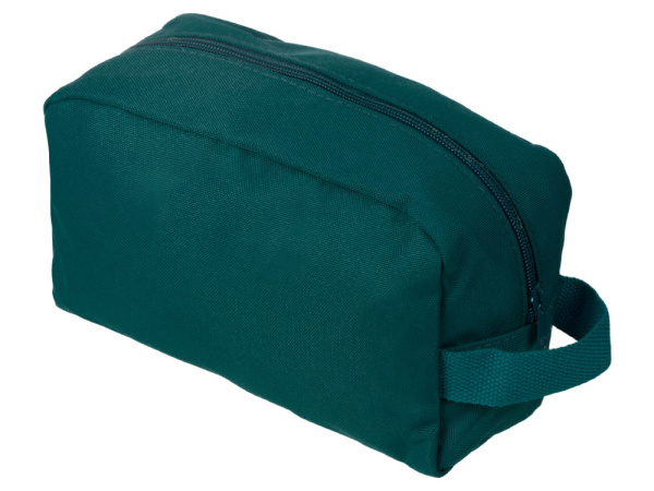 Косметичка из переработанной ткани «Lia», Цвет морская волна