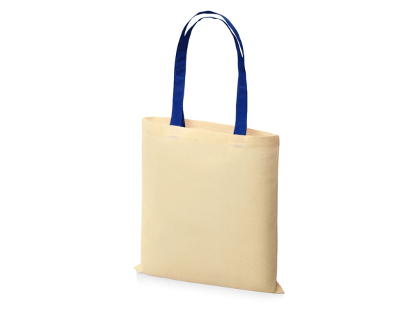 Сумка «Nevada», 100 г/м2, Цвет натуральный/ярко-синий