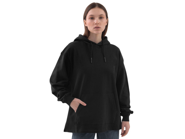 Худи оверсайз «Alpha.01» унисекс, Размер XL-2XL, Цвет черный