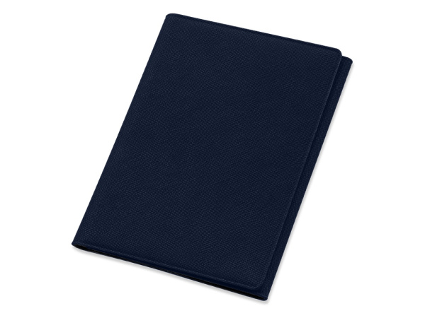 Подарочный набор с обложкой для автодокументов и магнитным держателем для телефона, Цвет темно-синий