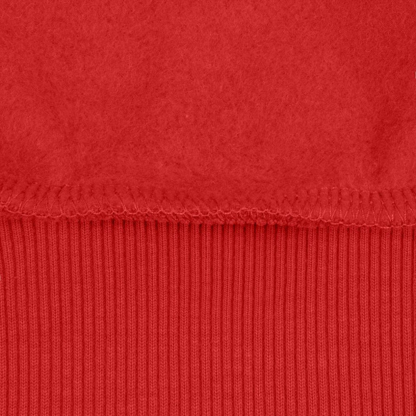 Толстовка на молнии с капюшоном Siverga Heavy 2.0, красная, XS–4XL